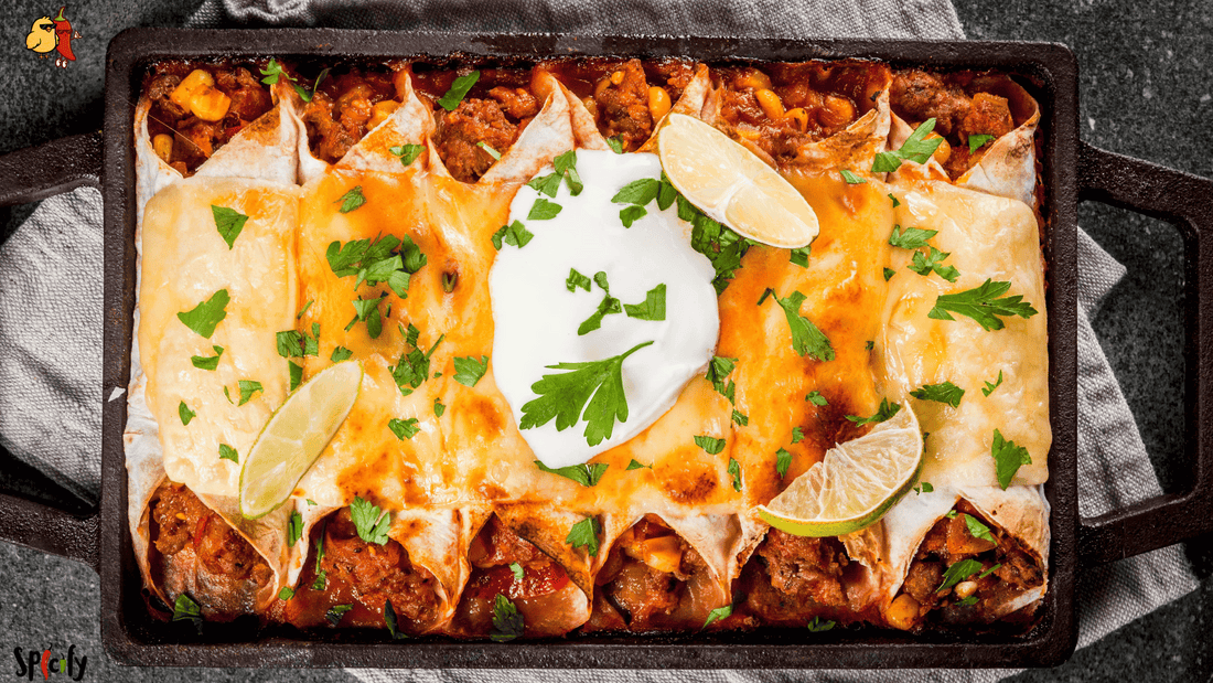 Chipotle Chicken Enchiladas