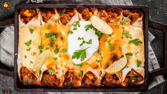 Chipotle Chicken Enchiladas